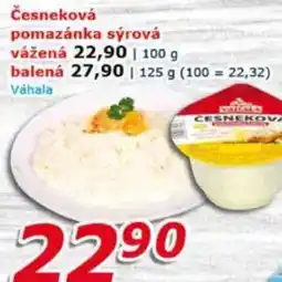 ESO MARKET Česneková pomazánka sýrová nabídka