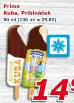 ESO MARKET Prima Kuba, Pribináček nabídka