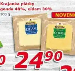 ESO MARKET Krajanka plátky gouda 48%, eidam 30% nabídka