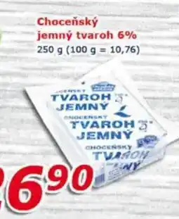 ESO MARKET Choceňský jemný tvaroh 6% nabídka