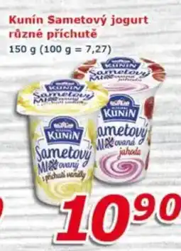 ESO MARKET Kunín Sametový jogurt nabídka