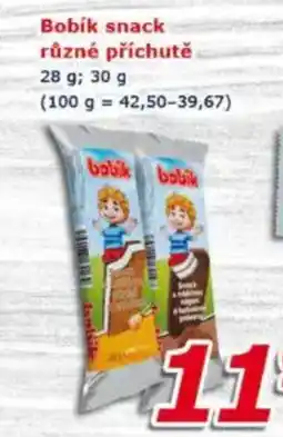 ESO MARKET Bobík snack nabídka