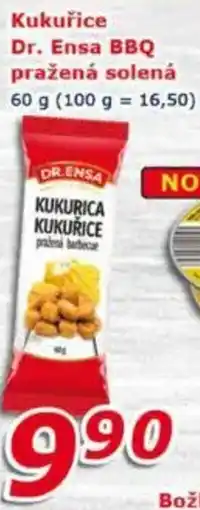 ESO MARKET Kukuřice Dr. Ensa BBQ pražená solená nabídka