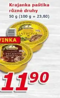 ESO MARKET Krajanka paštika nabídka