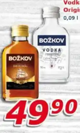 ESO MARKET Božkov Mini Vodka 37,5%, Originál 37,5% nabídka