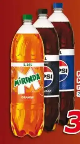 ESO MARKET Pepsi, ZUp, Mirinda, Mountain Dew nabídka