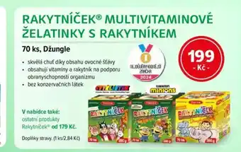 Rakytníček Multivitaminové želatinky s rakytníkem