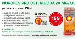 mojelekarna.cz Nurofen pro děti jahoda nabídka