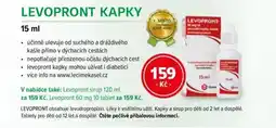 mojelekarna.cz Levopront kapky nabídka