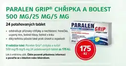 mojelekarna.cz Paralen Grip® chřipka a bolest nabídka