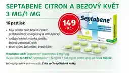 mojelekarna.cz Septabene citron a bezový květ nabídka