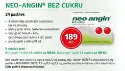 mojelekarna.cz Neo-angin bez cukru nabídka
