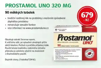 mojelekarna.cz Prostamol uno nabídka