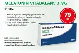 mojelekarna.cz Melatonin Vitabalans nabídka