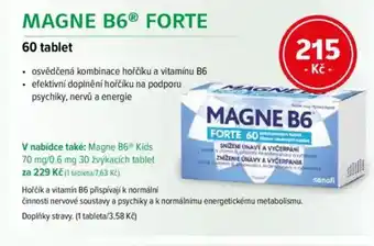 mojelekarna.cz MAGNE B6Ⓡ Forte nabídka