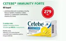 mojelekarna.cz Cetebe® Immunity forte nabídka