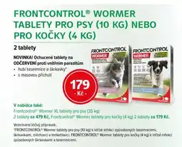 mojelekarna.cz Frontcontrol® Wormer tablety pro psy nebo pro kočky nabídka