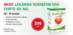 mojelekarna.cz Moje lékárna koenzym Q10 forte nabídka