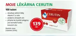 mojelekarna.cz Moje lékárna cerutin nabídka