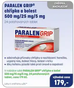 PharmaPoint PARALEN GRIP® chřipka a bolest nabídka