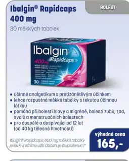 PharmaPoint Ibalgin® Rapidcaps nabídka