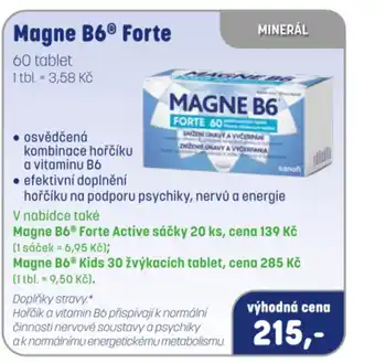 PharmaPoint Magne B6Ⓡ Forte nabídka