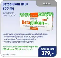 PharmaPoint Betaglukan IMU+ nabídka
