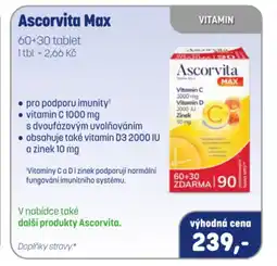 PharmaPoint Ascorvita Max nabídka