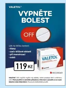 Lékárna AGEL VALETOL nabídka