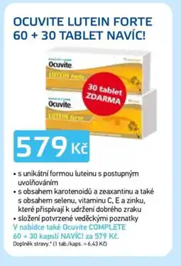 Lékárna AGEL Ocuvite lutein forte nabídka