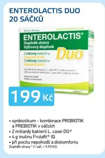 Lékárna AGEL Enterolactis Duo nabídka