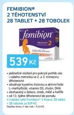 Lékárna AGEL Femibion 2 těhotenství nabídka