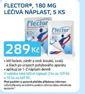 Lékárna AGEL Flector®, Léčivá náplast nabídka