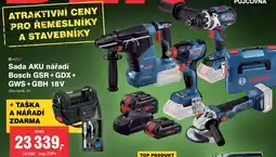 DEK Sada AKU nářadí Bosch GSR+GDX+ GWS+GBH 18V nabídka