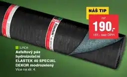 DEK Asfaltový pás hydroizolační Elastek 40 Special dekor modrozelený nabídka