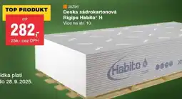 DEK Deska sádrokartonová Rigips Habito® H nabídka