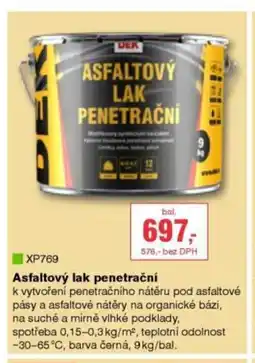 DEK Asfaltový lak penetrační nabídka