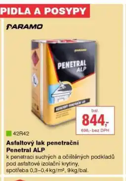 DEK Asfaltový lak penetrační Penetral ALP nabídka