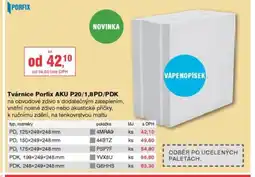 DEK Tvárnice Porfix AKU P20/1,8PD/PDK nabídka