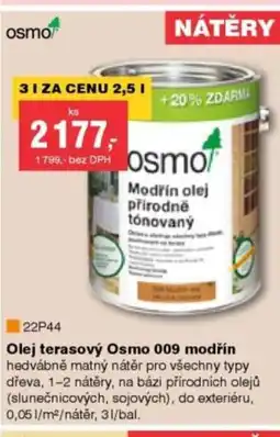 DEK Olej terasový Osmo 009 modřín nabídka