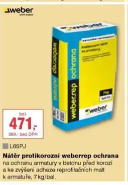 DEK Nátěr protikorozní weberrep ochrana nabídka