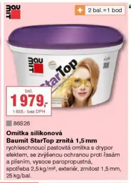 DEK Omítka silikonová Baumit StarTop zrnitá 1,5mm nabídka