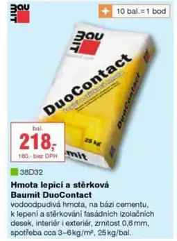 DEK Hmota lepicí a stěrková Baumit DuoContact nabídka