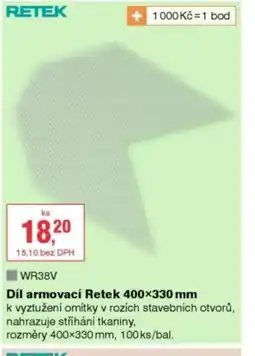 DEK Díl armovací Retek nabídka