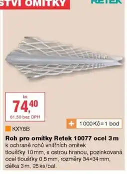 DEK Roh pro omítky Retek 10077 ocel nabídka