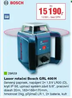 DEK Laser rotační Bosch GRL 400 H nabídka