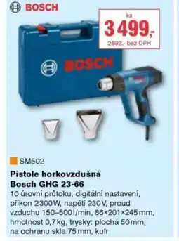 DEK Pistole horkovzdušná Bosch GHG 23-66 nabídka