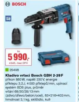 DEK Kladivo vrtací Bosch GBH 2-28F nabídka