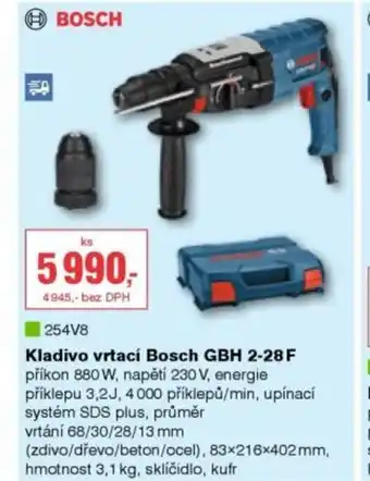 DEK Kladivo vrtací Bosch GBH 2-28F nabídka