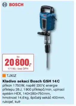 DEK Kladivo sekací Bosch GSH 14C nabídka